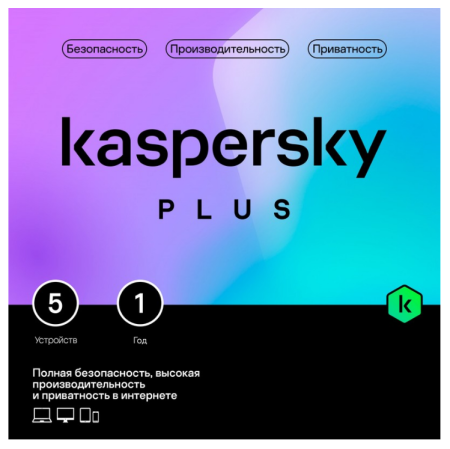 Kaspersky Plus + Who Calls 5-Device 1Y Base Card KL1050ROEFS