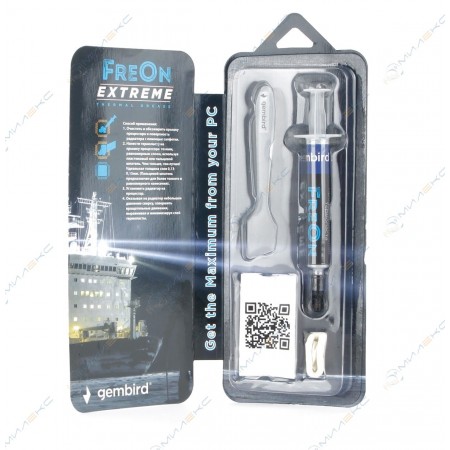 Термопаста Gembird FreOn Extreme GF-41-1.5 2gr Термопаста Gembird FreOn Extreme GF-41-1.5 2gr