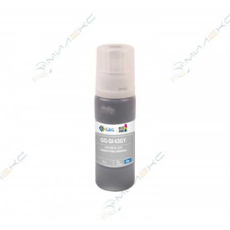 Картридж Canon GI-43GY Grey G&G 60мл G540/G640