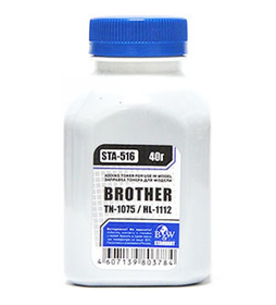 Тонер STA-516 BROTHER TN-1075 HL-1110/1112/DCP-1510 B&W 40гр