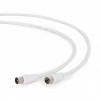 Кабель телевизионный Cablexpert CCV-515-W, Coaxial M/F