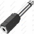 Адаптер аудио Hama Jack 3.5(f)/Jack 6.3(m) Mono H-205195