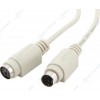 Удлинитель PS/2 Gembird/Cablexpert CC-142-6, 6F/6M, 1.8м
