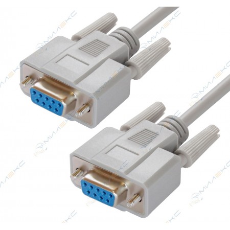 Кабель 0-модемный 9F/9F 5м Greenconnect GCR-DB901-5m RS-232