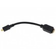 Переходник microHDMI M -> HDMI F CBR CB 235 15см