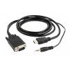 Кабель Gembird/Cablexpert HDMI->VGA [A-HDMI-VGA-03-5M]