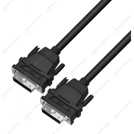 Кабель DVI-D 1.0м Greenconnect GCR-DM2DMC-1.0m 25M/25M Кабель DVI-D 1.0м Greenconnect GCR-DM2DMC-1.0m 25M/25M