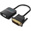 Конвертер DVI-D - VGA Vention EBBBB 25M/15F 15см