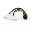 Переходник питания 2х5.25"(MOLEX)->PCI-E 6pin [CC-PSU-6]