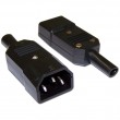 Вилка 220В Lanmaster LAN-IEC-320-C14 IEC 60320 C14 10A 250V