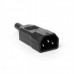 Вилка 220В Lanmaster LAN-IEC-320-C14 IEC 60320 C14 10A 250V