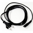 Кабель питания аудио/видео VCOM VDE 2-pin CE023-CU0.5-1.8M