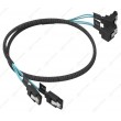 Кабель SATA ORICO CPD-7P6G-BW902S SATA 3.0, 50см, 2 кабеля