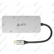 Адаптер USB Type-C 8-in-1 ACD Fusion C108