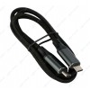 Кабель Type-C - Type-C 1m Cablexpert CC-USB4-CMCM-BR-1M