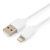 Кабель USB to Lightning 0.5м Гарнизон GCC-USB2-AP2-0.5M-W