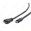 Кабель USB microUSB3.0 - Type-C 1м Gembird CCP-USB3-mBMCM-1M