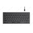 Клавиатура A4Tech Fstyler FX61 GREY USB slim LED (FX61 GREY)