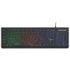 Клавиатура Gembird KB-250L, USB, чёрная