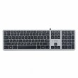 Клавиатура Gembird KB-8420 Grey USB 109кл MM, бесшумная 1.5м