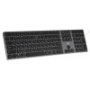 Клавиатура Оклик K867W Black/Grey, Wireless USB/3xBT