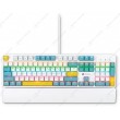 Клавиатура Оклик K951X механическая белый USB Multimedia LED