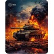 Коврик для мыши Cactus Burning tank 300x250x3мм (CS-MP-D04M) Коврик для мыши Cactus Burning tank 300x250x3мм (CS-MP-D04M)