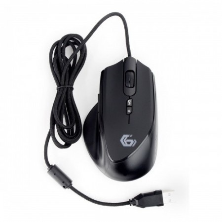 Мышь Gembird MG-570 Игровая, 3200dpi, 1000Hz, 7 кнопок Мышь Gembird MG-570 Игровая, 3200dpi, 1000Hz, 7 кнопок