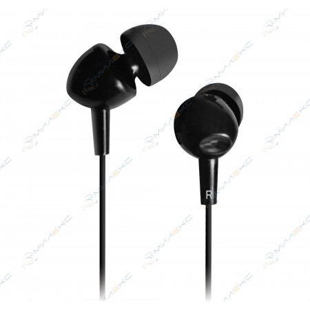 Наушники BBK EP-1103S 1.2м черный проводные