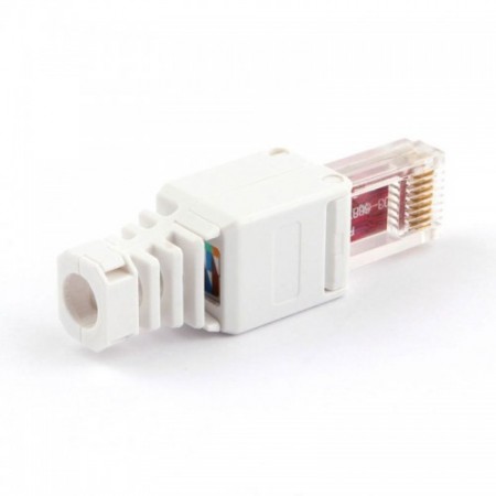 Коннектор RJ-45 LK-8P8C быстрозажимной ручной категория 5e/6