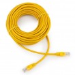 Patch cord UTP5e_10m Gembird PP10-10M/Y жёлтый, литой