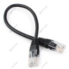 Patch cord UTP5e 0.25m Gembird PP12-0.25M/BK чёрный Patch cord UTP5e 0.25m Gembird PP12-0.25M/BK чёрный