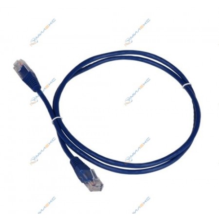 Patch cord UTP5e 0.15m TWT TWT-45-45-0.15-BL Blue
